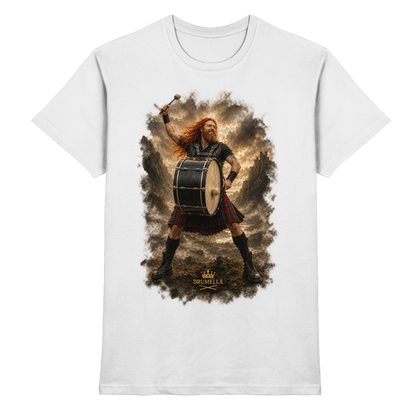 Rockiger Base Drummer - Damen - Herren - T-Shirt - Drumella