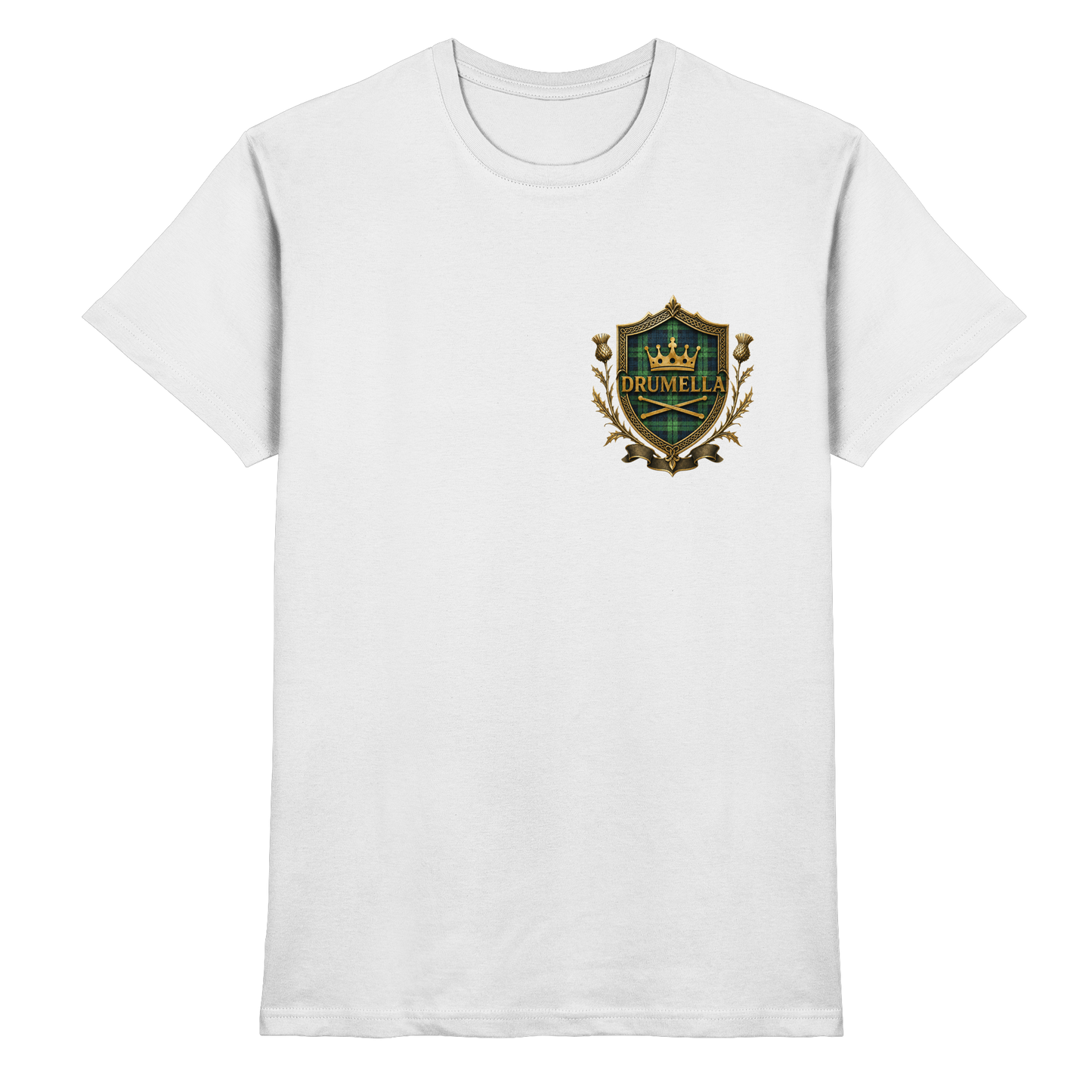 Nobles Scottish Crest – Drumella T-Shirt - Premium Shirt