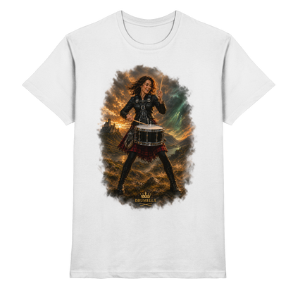 Rockige Snare-Drummerin – Drumella T-Shirt - Premium Shirt