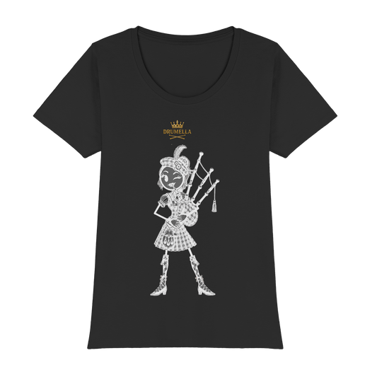 Drumella – Dudelsackspielerin T-Shirt - Womens Premium Classic T-Shirt