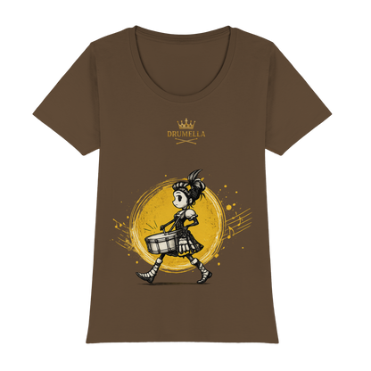 Drummer Girl - Snare Drum - Damen - T- Shirt - Drumella