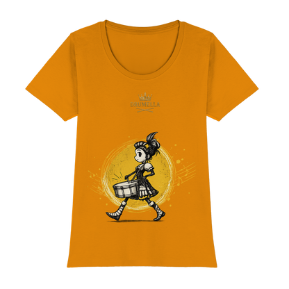 Drummer Girl - Snare Drum - Damen - T- Shirt - Drumella