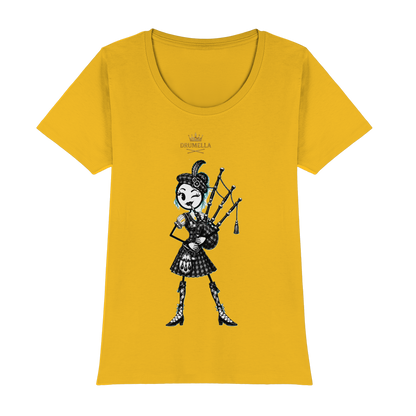Drumella – Dudelsackspielerin T-Shirt - Womens Premium Classic T-Shirt