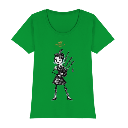 Drumella – Dudelsackspielerin T-Shirt - Womens Premium Classic T-Shirt