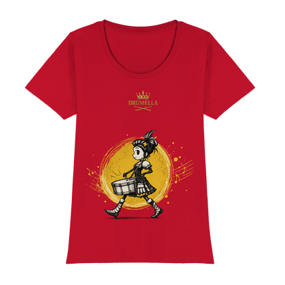 Drummer Girl - Snare Drum - Damen - T- Shirt - Drumella