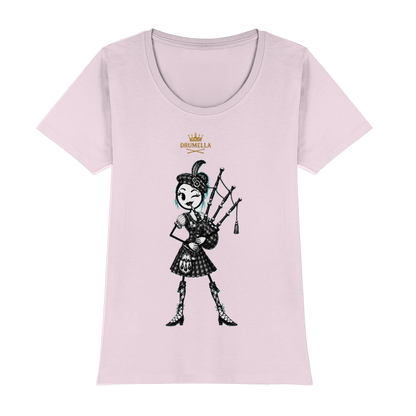 Drumella – Dudelsackspielerin T-Shirt - Womens Premium Classic T-Shirt