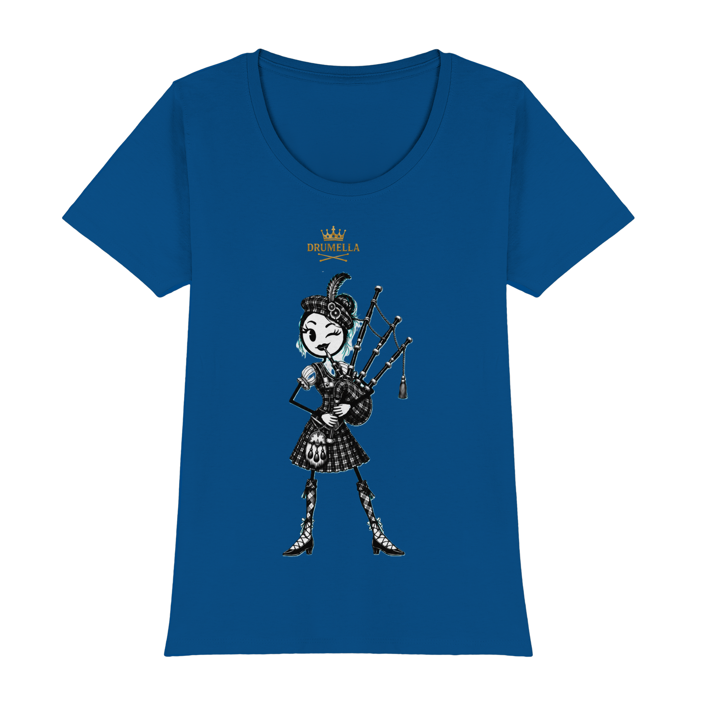 Drumella – Dudelsackspielerin T-Shirt - Womens Premium Classic T-Shirt
