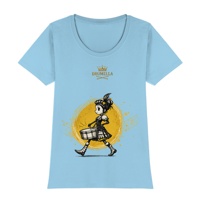 Drummer Girl - Snare Drum - Damen - T- Shirt - Drumella