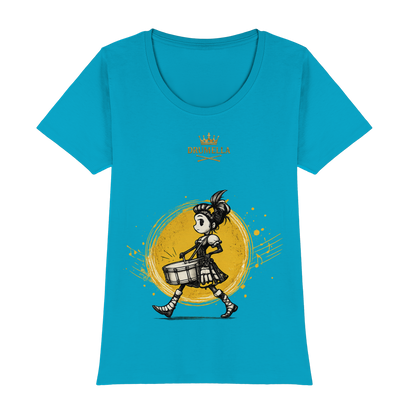 Drummer Girl - Snare Drum - Damen - T- Shirt - Drumella