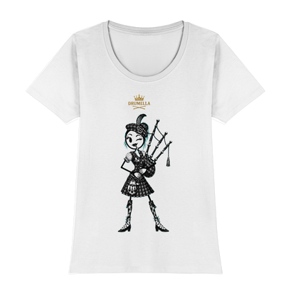 Drumella – Dudelsackspielerin T-Shirt - Womens Premium Classic T-Shirt
