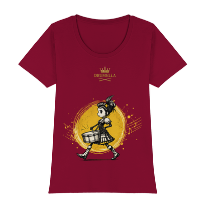 Drummer Girl - Snare Drum - Damen - T- Shirt - Drumella